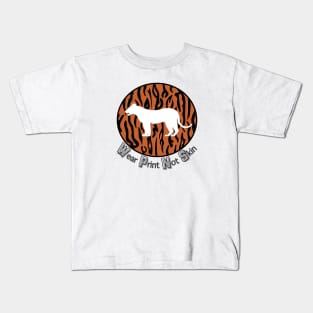 Tiger - Wear Print Not Skin Kids T-Shirt